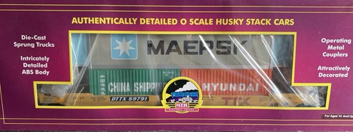 CARRO HUSKY STACK MTH PREMIER TTX ESCALA 20-95080 DOBLE CONTENEDOR MAERSK HYUNDAI | Zustand: New