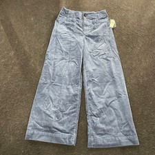 MAEVE The Colette Corduroy Crop Wide-Leg Pants Women's Size 29 Blue