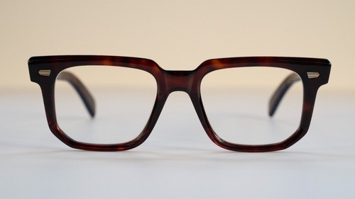 Cutler and Gross 1410 02 51-19-145 Square Glasses Eyeglasses Frame Tortoiseshell
