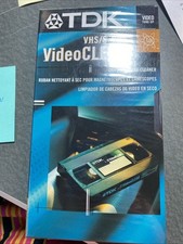 Brand new Sealed TDK Dry Type Video Head Cleaner VHS/S-VHS