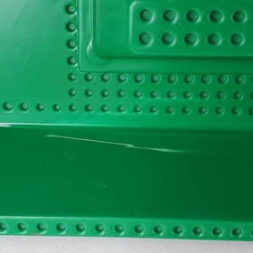 Vintage LEGO Raised Baseplate 2552 From 6081 King&rsquo;s Mountain Fortress Green