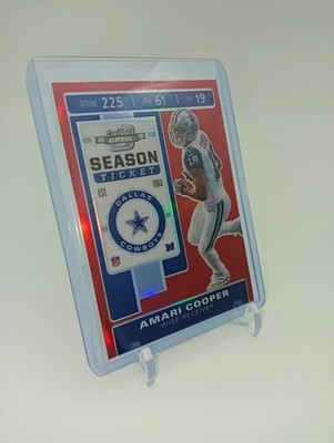 2019 Contenders Optic Amari Cooper Red Parallel /199 #49