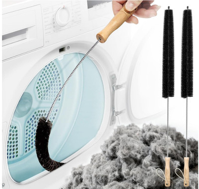 Kit Limpieza Conducto Secadora 2 Pack Cepillo Acero Inoxidable 304