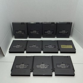 Lotto 11 fantastici giochi NES - solo carrello - testati/funzionanti Mario TMNT Top Gun Sports