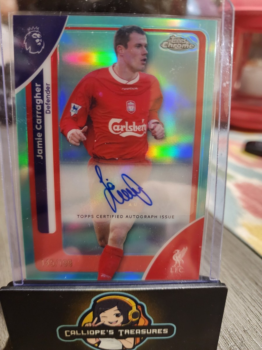 Topps Chrome 2026 Premier League Jamie Carragher Auto /199 | eBay