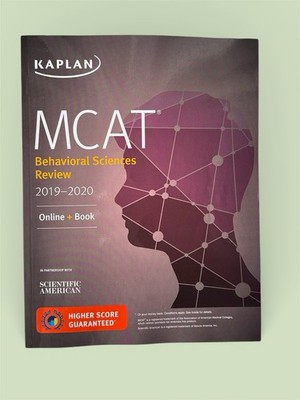 Kaplan MCAT Behavioral Sciences Review 2019-2020 Book Higher Score Guaranteed