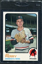 1973 Topps Jim Perry #385 Twins EX