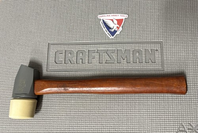 #ad NOS Sears Craftsman 32oz White Rubber Flooring Mallet 38102 USA Catalog Only $224.99