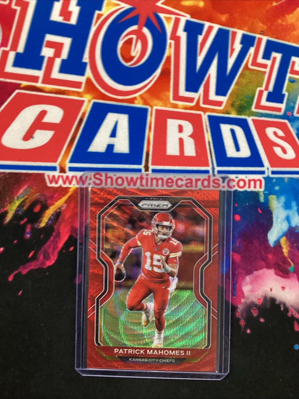 2020 Panini Prizm Red Wave Prizm /149 Patrick Mahomes II #124