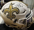 Drew Brees Signed Authentic Custom New Orleans Saints Helmet Super Bowl XLIV