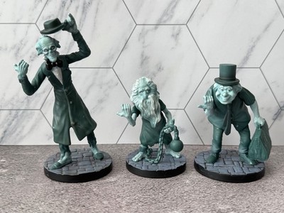 NEW Disney Store Haunted Mansion PVC Figure Cake Topper Hitchhiking Ghosts Lot