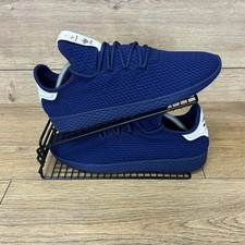 Adidas Shoes Men?s Size UK 9 Pharrell Williams HU Tennis Navy Blue Trainers