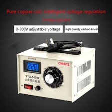 Single Phase AC Voltage Regulator 0-300V Adjustable Supply Voltage Transformer