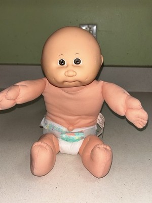 Cabbage Patch 1985 Neon Preemie Bald With Brown Eyes And Diaper