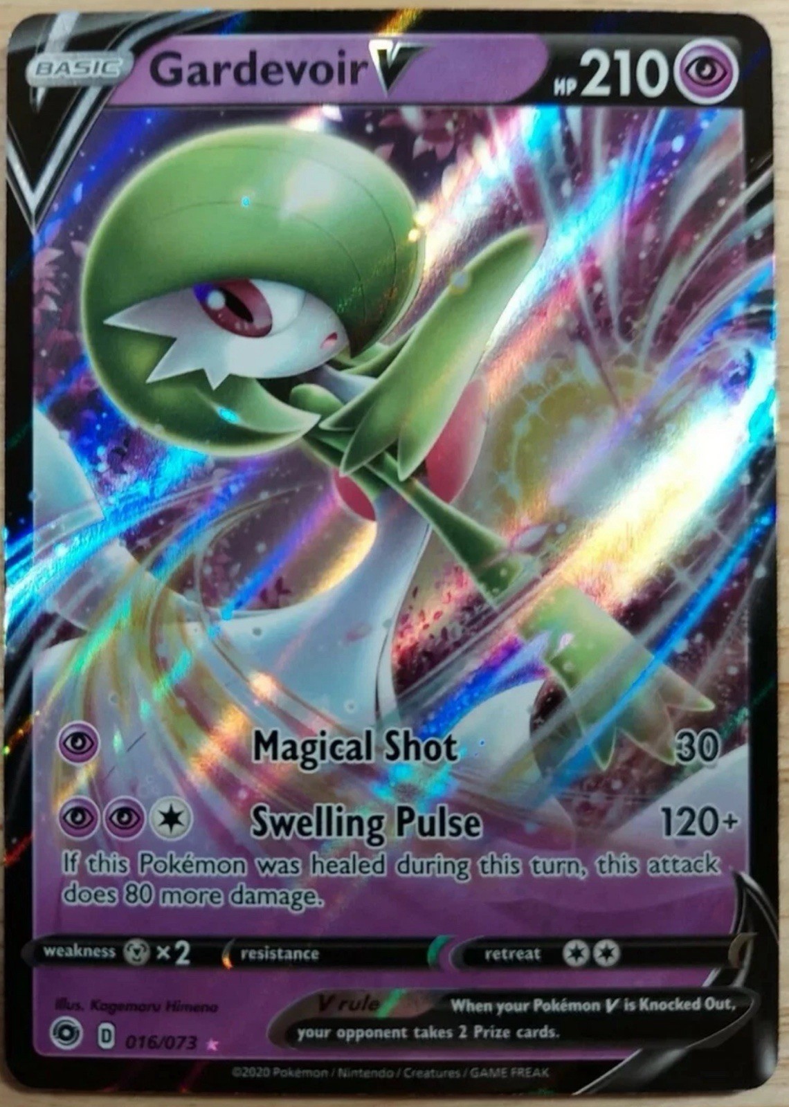 Gardevoir V 16/73 Ultra Rare Champion's Path - NM - Pokémon TCG