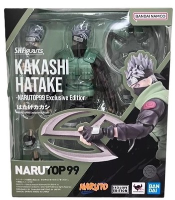 未開封 Kakashi フィギュア HSCF1 Bandai Naruto NARUTOP99 Exclusive S.H.Figuarts Kakashi Hatake