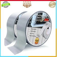 Heavy Duty Duct Tape 2 Pack Waterproof Strong Adhesive 2 Inch x 21 Yards