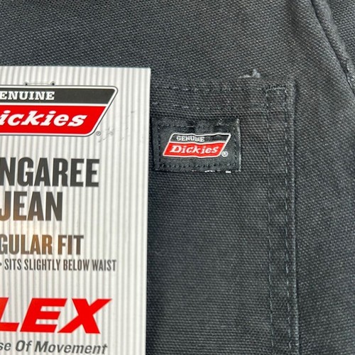 (2) Dickies Men's 40x30 Black Straight Work Dungaree Jeans- Regular Fit-Lot of 2 - Picture 6 of 9