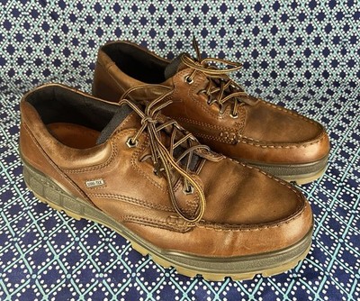 ECCO TRACK 25 Shoes Mens 45 US 11 Brown Leather Gore-Tex Lace Hiking GTX Boots
