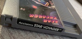 Star Voyager (Nintendo Entertainment System, NES, 1987) Game And Sleeve