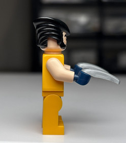 LEGO Wolverine Minifigure 6866 Marvel X-Men Chopper Showdown Claws Motorcycle
