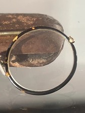 🔴 OCCHIALI teatrali di scena con custodia in metallo inizi 900 vintage