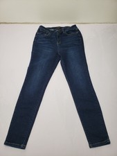 Judy Blue Women  s High-Waisted Dark Wash Skinny-Fit Stretch Jeans Size 11/30