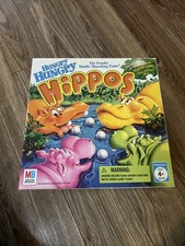 Milton Bradley Hasbro Hungry Hungry Hippos Game 2005 Complete Stickers Applied 