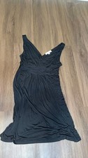 LOFT Black Sleeveless Wrap Dress