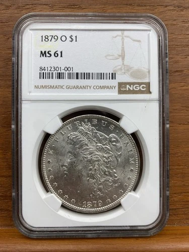 1879-O $1 Morgan Silver Dollar PCGS MS 61 | Uncirculated NGC