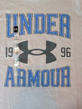 NWT Under Armour T, Boys M, loose fit, gray, cotton blend