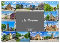 Heilbronn Impressionen (Wandkalender 2027 Din A4 Quer), Calvendo Monatskalender