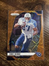 EDDIE GEORGE TITANS 2024 PANINI PRIZM FOOTBALL ORANGE LASER