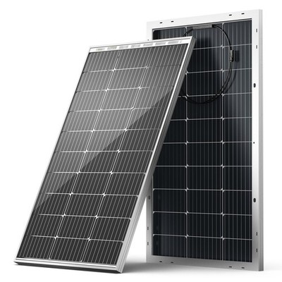 Bifacial 100W 12V Solar Panel, 9BB Monocrystalline Solar Panels with 25% High...