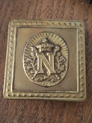 Rare Boucle Second Empire Napoleon 3 Officier - Photo 1/4