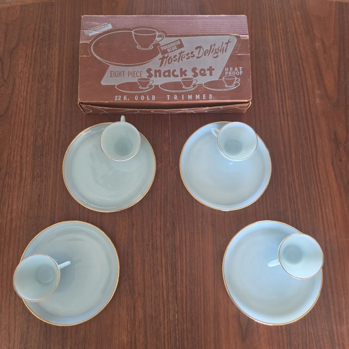 Fire King Snack Set for sale | eBay
