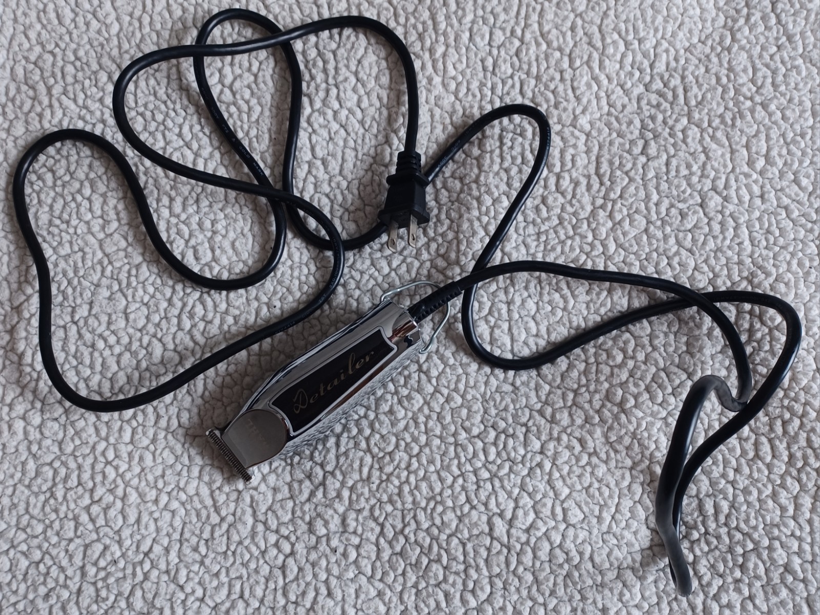 Wahl Detailer Corded Model 8081 5 Star T Blade Chrome Black 