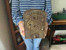 Antique 1890s cast iron Prudential quarter registering Still bank