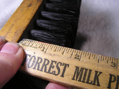 Antique Large horse hair Shoe polish brush UNIQUE Wire design - take a look. - 第 9/10 張圖片