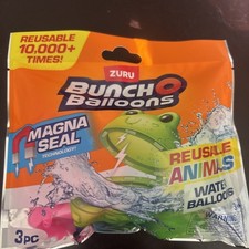 New 3pc Zuru Bunch O Balloons - Reusable Water Balloons