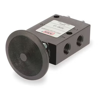 Aro 5030-02 Manual Air Control Valve, 3-Way, 1/8In Npt