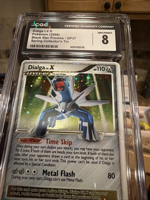 Pokemon Dialga Lv X Diamond and Pearl Holo 2009 Black Star Promo #DP37 CGC 8 🔥