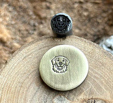 Golden Retriever Dog Breed Metal Stamp Marking Steel Die Impact Punch Stamp Tool