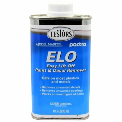 Testors F542143 ELO Easy Lift Off Paint & Decal Remover 8 oz