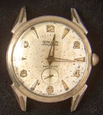 Gruen Precision Autowind Bumper Cal. 462 Fancy Lug Men's Vintage Watch--Running