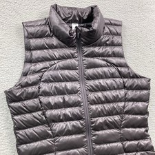 Lululemon Pack It Down Vest Womens 4 Lunar Rock Purple Full Zip Puffer LW4BW7S
