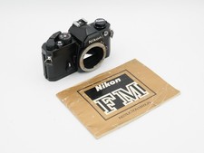 Nikon FM Black 35mm SLR Camera Body  – Beautiful Condition, Meter Issue