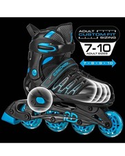 Roller Derby Custom Adult In-Fit Skates - Blue/Black 7-10
