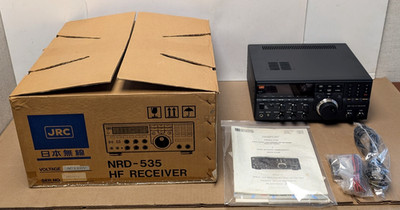 JRC NRD-535 HF Receiver W/ Manual & Original Box - EXCELLENT CONDITION!