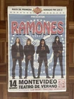 Original RAMONES 1994 Concert poster in Montevideo Uruguay VF CONDITIONS++++